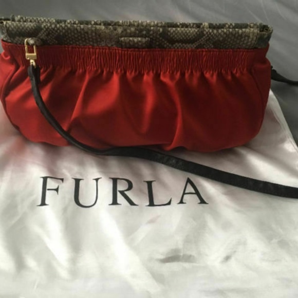 NEW Red Furla Clutch - Picture 2 of 5